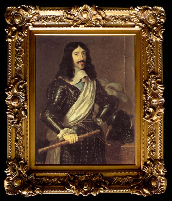 framed  Philippe de Champaigne Louis XIII of France, Ta012